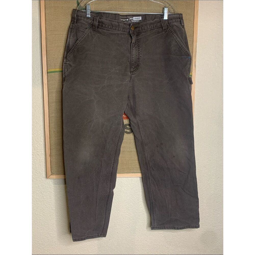 Carhartt Dark Brown Utility Work Pants